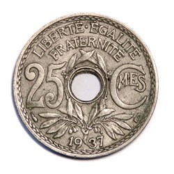 25 centimes Lindauer 1937