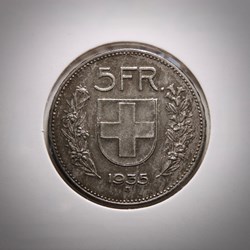 5 Francs 1935 B Berger (p.m)