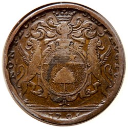 Maire de Dijon, Jules Clopin. 1705, Cuivre.