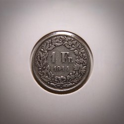 1 Franc 1914 B Helvetia debout