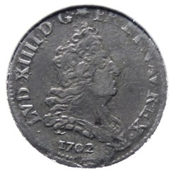 5 sols aux insignes 1702 W