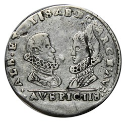 Albert & Isabelle. 1599, Argent. Mariage