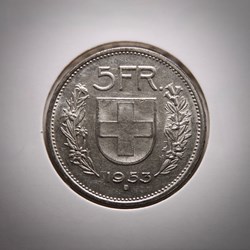5 Francs 1953 B Berger (p.m)