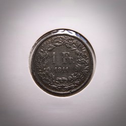 (Faux) 1 Franc 1911 B Helvetia debout