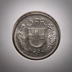 5 Francs 1954 B Berger (p.m)