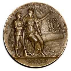 Médaille Pro Patria - Préparation militaire (Bronze 1911)