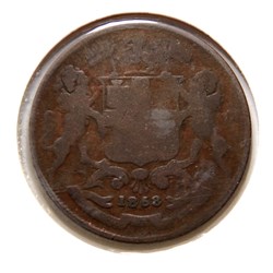 East India Company - 1/4 Anna 1858.