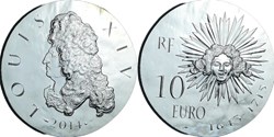 10 € Argent 2014 Louis XIV