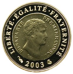 1/4 € Or 2003 Franc germinal (bicentenaire)