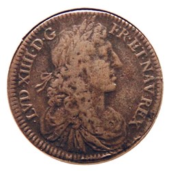 Louis XIV, Alliance avec les Suisses. 1664 Cuivre.