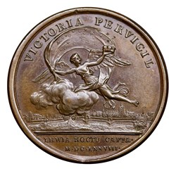 Louis XIV - Médaille par Mauger, Prise de Léau (Brabant) 1678