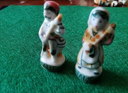 Couple de musiciens porcelaine