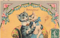 Chats - Amoureux verts - Série 678 - Amoureux toujours
