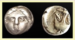 Thrace - Apollonia Pontica - Apollon / ancre