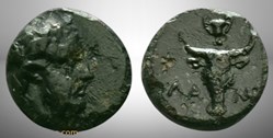 Troade - Assos - Athena / Tête de taureau - Canthare
