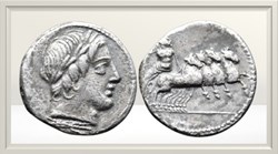 République Romaine - Anonyme - Apollon Jupiter quadrige