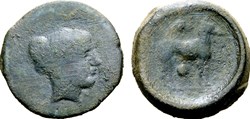 Sicile - Segeste - Nymphe / Chien