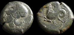 Sicile - Syracuse - Athéna / Hippocampe ailé