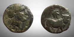 Campanie - Neapolis - Taureau tête d'homme