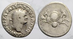 Vespasien - Capricornes - DIVUS VESPASIEN - denier
