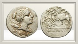 République Romaine - Postumia - Albinus - Denier 96 avant JC A. Albinus
