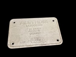 Plaque constructeur