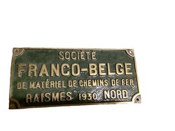Plaque constructeur de voiture