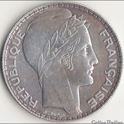 10 FRANCS TURIN 1939