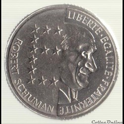 10 francs R. Schuman 1986