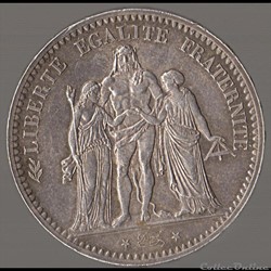 5 FRANCS HERCULE 1875 A