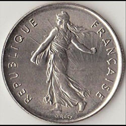 5 FRANCS SEMEUSE 1976