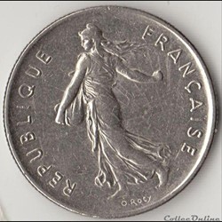 5 FRANCS SEMEUSE 1993