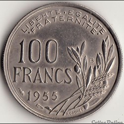 100 Francs COCHET 1955 B