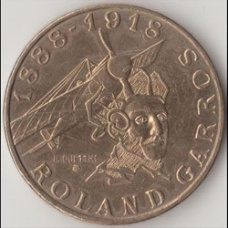 10 FRANCS R. GARROS 1988