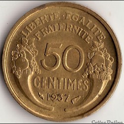 50 CENTIMES MORLON 1937