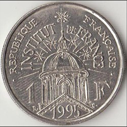 1 FRANC INSTITUT DE FRANCE 1995