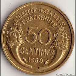 50 CENTIMES MORLON 1939