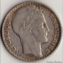 20 FRANCS TURIN 1933