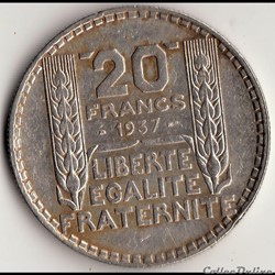 20 FRANCS TURIN 1937