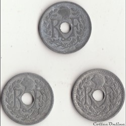 10 CMES LINDAUER, petit module, 1945("A", B et C