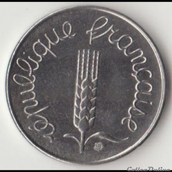 1 CENTIME ÉPI 1977 "Rebord"