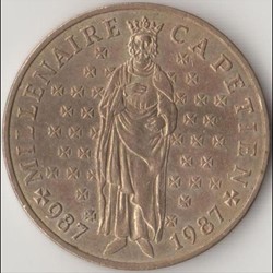 10 FRANCS MILLÉNAIRE CAPÉTIEN 1987