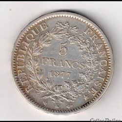 5 francs 1877 k