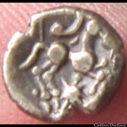 Série 30 DT 186 Quart de statère dit "aux arcs de cercle"" à la griffe " " aux segments "