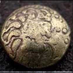 Série 875 DT 3177 1/4 de statère type de Chenoves à la lyres