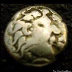 Série 875 DT 3177 1/4 de statère type de Chenoves à la lyres