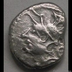 serie 866 DT 3128 denier à l'hippocampe tête à gauche