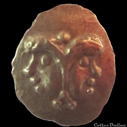1/24 de statère d'or à la tête janiforme