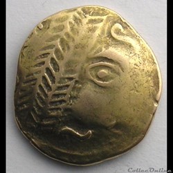 Série 21 DT 137 statère d’or au cheval retourné,