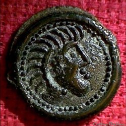 Série 35 DT 217 potin tête d'indien /cheval annelet